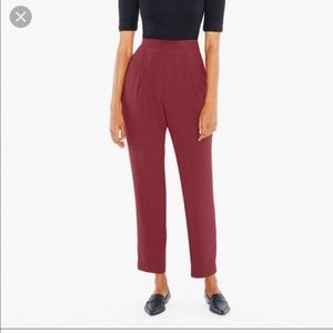 American apparel size large crepe pant cab